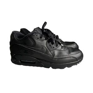 Nike Air Max 90 Leather Black 302519-001 Men’s Size 10 95 Essential Force Dunk
